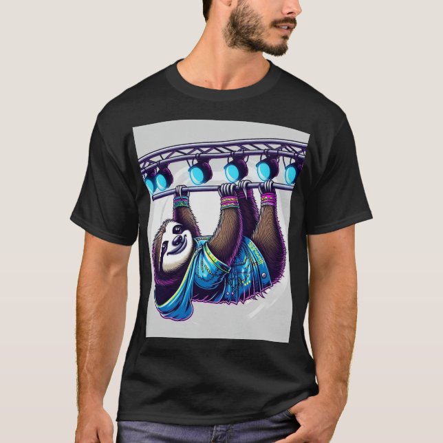 Camiseta Rave Sloth - Rigger (Frente)