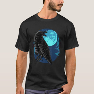 Camiseta Raven Crow Crow Cights Spooky Halloween