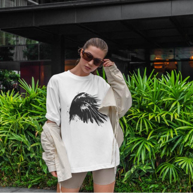 Camiseta Raven de tinta (Criador carregado)