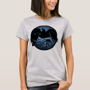 Camiseta Raven, de uso feminino Camisa Raven Crow