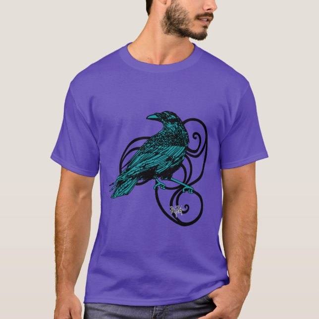 Camiseta Raven em espirais (Frente)