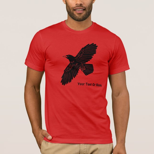 Camiseta Raven Em Vermelho (Frente)
