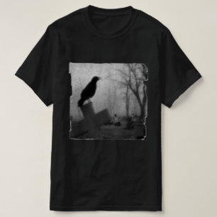 Camiseta Raven Gótico Escuro
