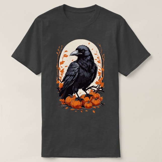 Camiseta Raven Halloween (Frente do Design)
