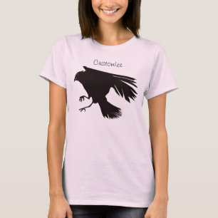 Camiseta Raven Negro Voando Thunder_Cove