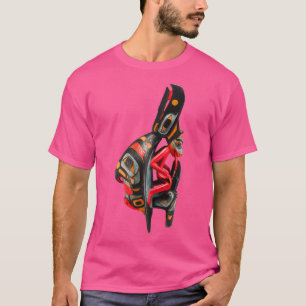 Camiseta Raven Rattle Tsimshian Native Pacific