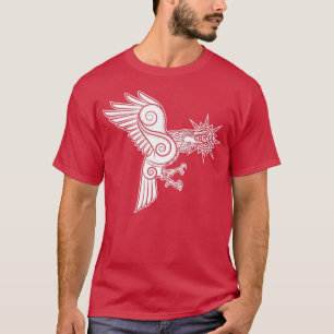 Camiseta Raven Roubando o Mito Nativo Americano Luminoso