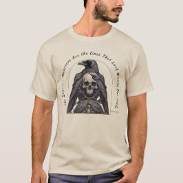 Camiseta Raven & Skull: Para Escritores Que Ousem