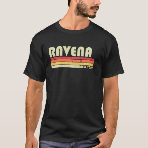 Camiseta Ravena Ny Nova York Funny City Home Roots Retro 70
