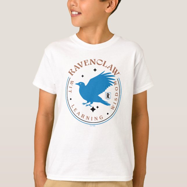 Camiseta RAVENCLAW™ Blue Eagle House Pride Badge (Frente)