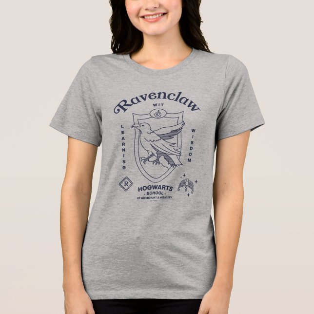 Camiseta RAVENCLAW™ Wit Learning Wisdom Crest (Frente)