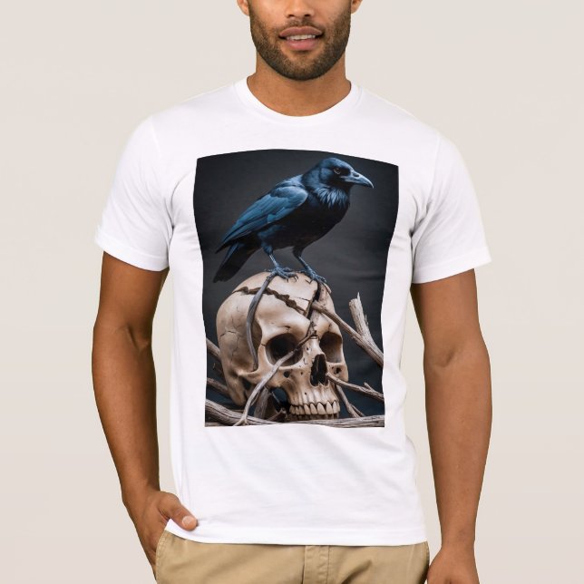 Camiseta Raven's Rest Skeleton Reverie (Frente)