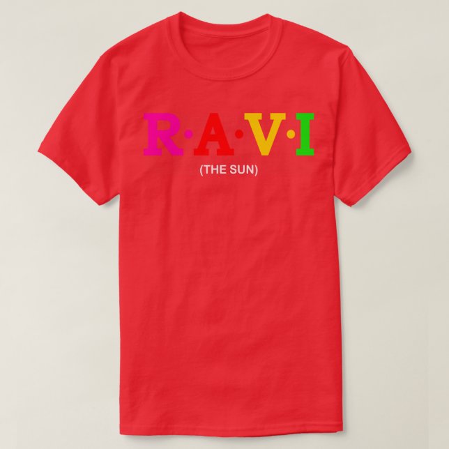 Camiseta Ravi O Sol (Frente do Design)