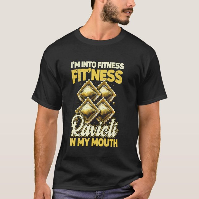 Camiseta Ravioli Italiano Engraçado (Frente)