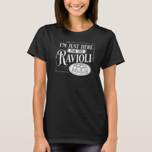 Camiseta Ravioli Pasta Enchimento Recebe Noodles De Criador