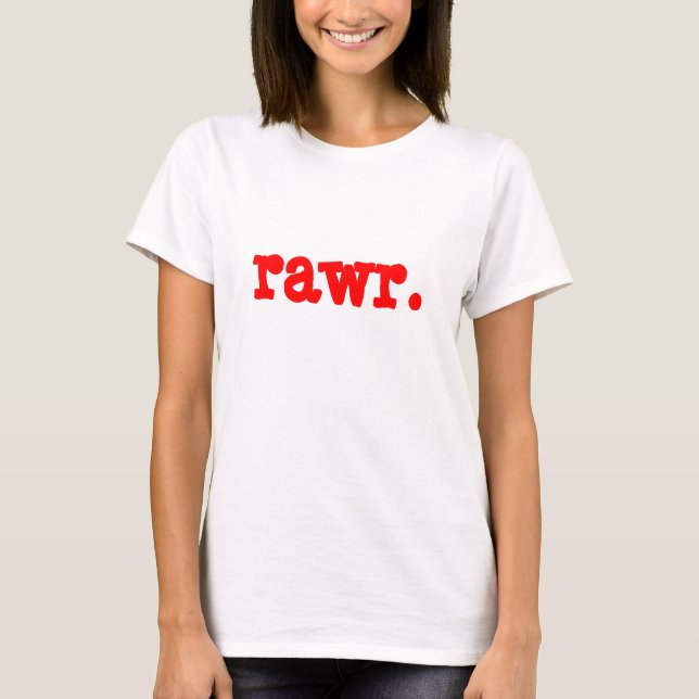 Camiseta rawr. (Frente)