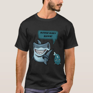 Camiseta RAWR! BEBÊ RAWR! amor de tubarão
