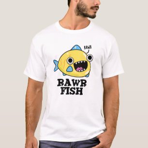 Camiseta Rawr Fish Cute Animal Pun