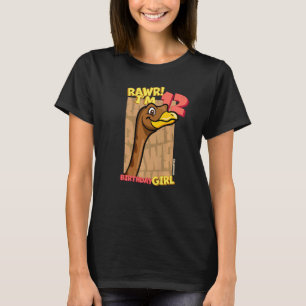 Camiseta Rawr I'm 12 Birthday Girls 12 Birthday Dino Gall