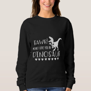 Camiseta Rawr Quer Dizer Te Amo Em Dinossauro Engraçado Din