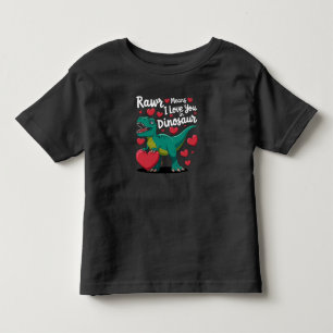 Camiseta Rawr Significa Que Eu Te Amo Em Dinossauro T Rex D