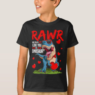 Camiseta Rawr Significa Que Eu Te Amo Em Vale Amante Do Din