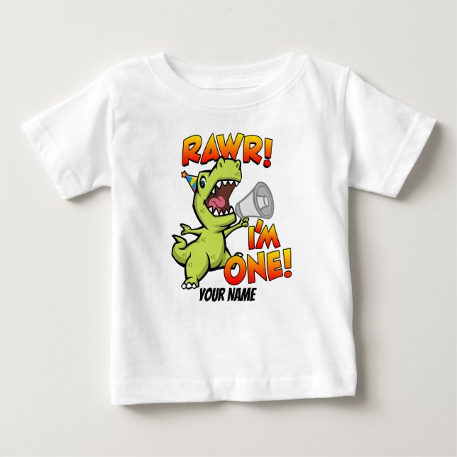 Camiseta Rawr, sou um dinossauro (Frente)