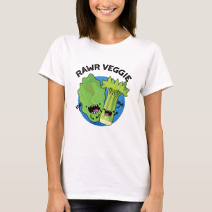 Camiseta Rawr Veggie - Comida