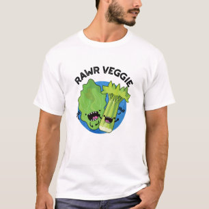 Camiseta Rawr Veggie Funny Comida Pun