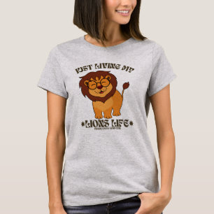 Camiseta RAWR - Vivendo minha vida leões