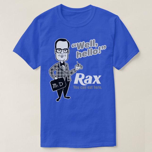 Camiseta Rax Roast BeefDeliciosa comida rápida 4 (Frente do Design)