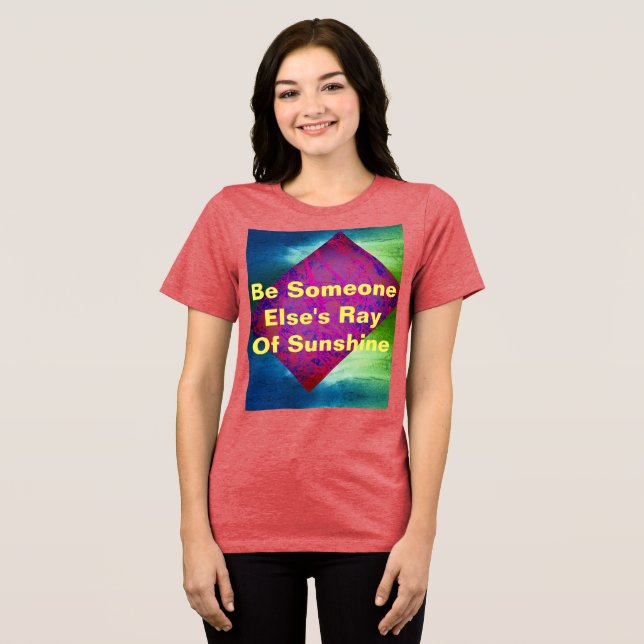 Camiseta Ray Do Sunshine Rainbow (Frente Completa)