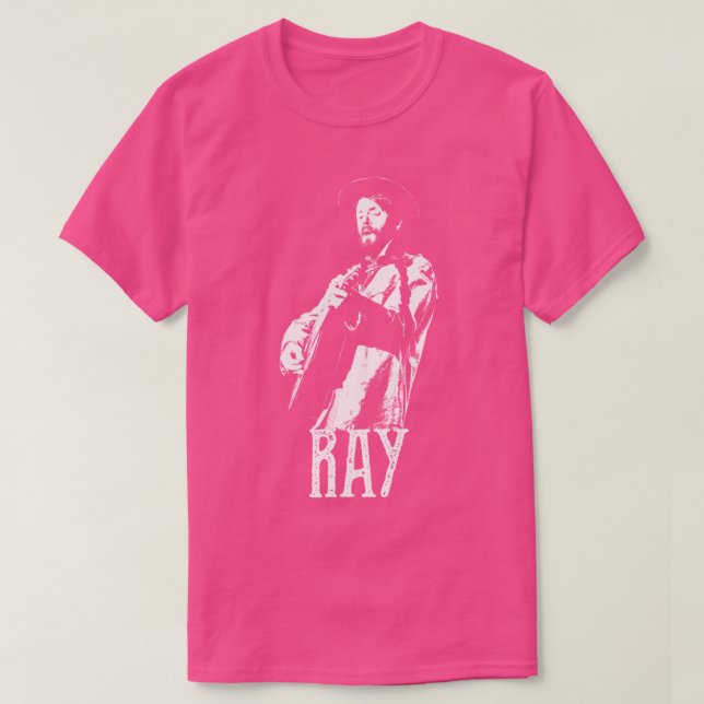 Camiseta Ray Lamontagne White Stencil2 (Frente do Design)