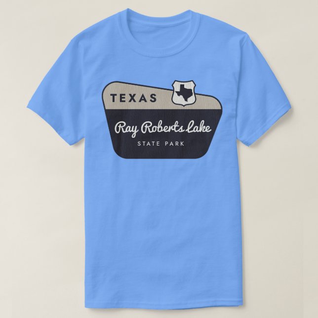 Camiseta Ray Roberts Lake State Park Texas - Sinal de boas- (Frente do Design)