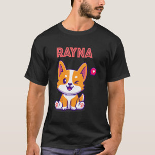 Camiseta Rayna mostra amor por cachorros fofos e doces