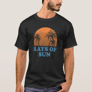Camiseta Rays de Sun Beach Motivational Quote Ocean Inspira