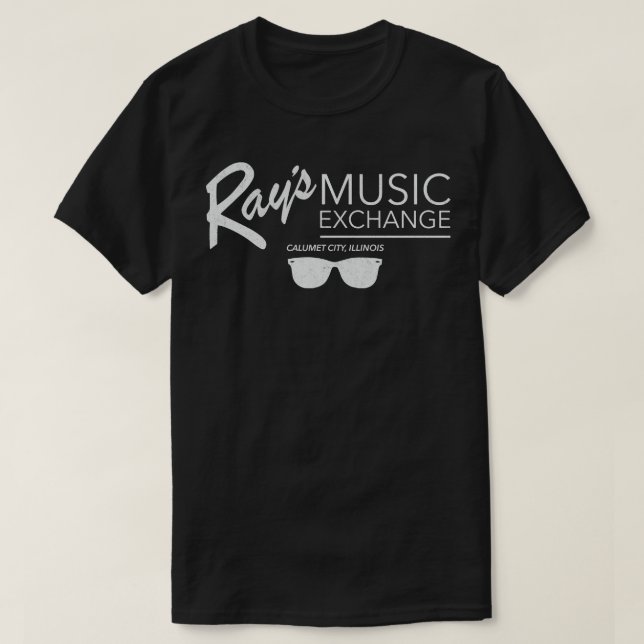 Camiseta Rays Music Exchange Calumet City Illinois (Frente do Design)