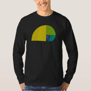Camiseta Razão Áurea Elefante Espiral de Fibonacci 1 Ventoi