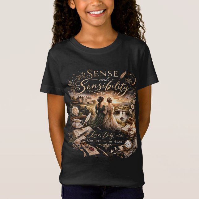 Camiseta Razão e Sensibilidade (Frente)