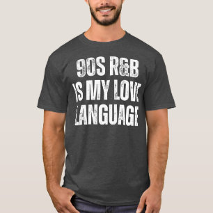 Camiseta RB dos anos 90 é minha língua de amor 2