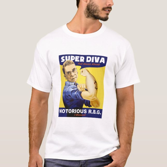 Camiseta RBG a rebitação (Frente)