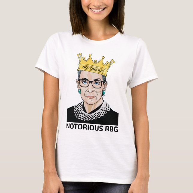 Camiseta RBG BLACK - Ruth Bader Ginsburg (Frente)