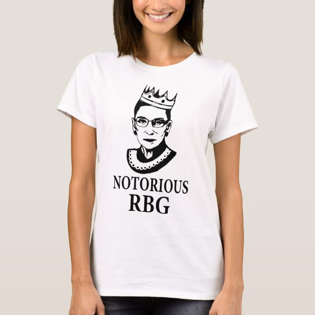 Camiseta RBG BLACK - Ruth Bader Ginsburg (Frente)