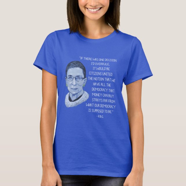 Camiseta RBG Citizens United (Frente)