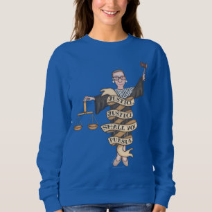 Camiseta RBG "Justiça, Justiça, Você Vai Perseguir"