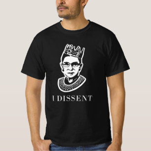 Camiseta RBG notório - Discordo Ruth Bader Ginsburg