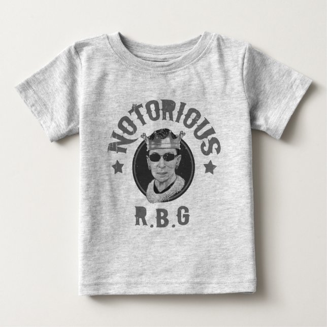 Camiseta RBG notório III - bw (Frente)