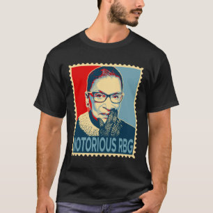 Camiseta RBG notório Ruth Bader Ginsburg
