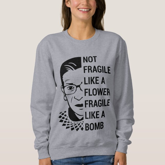 Camiseta RBG notório, Ruth Bader Ginsburg, Feminista RBG (Frente)