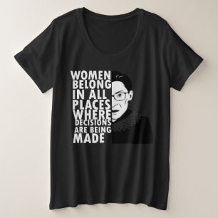 Camiseta RBG Ruth Bader Ginsburg É Mulher De Todos Os Luga